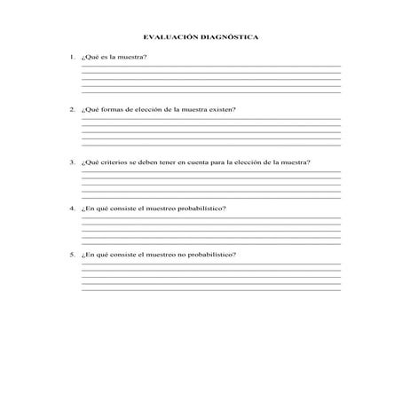 1. evaluación diagnóstica