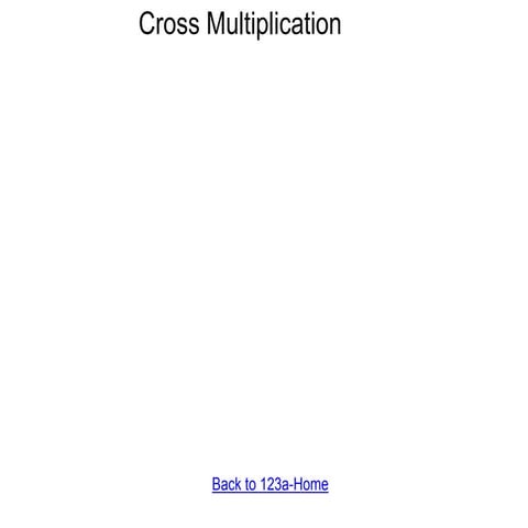 1 f7 on cross-multiplication