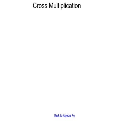 1 f7 on cross-multiplication