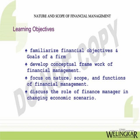 Introduction to Financial Management