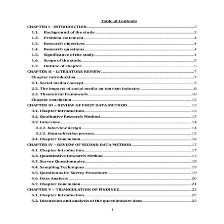 1   first draft - socia media in tourism - edit