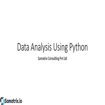 Comprehensive Data Analysis and Computational Thinking with Python ...