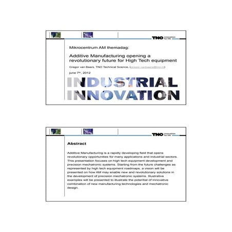 Gregor van Baars - TNO