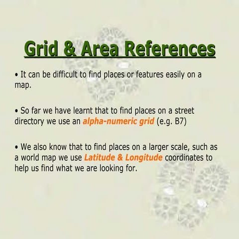 Grid and Area references