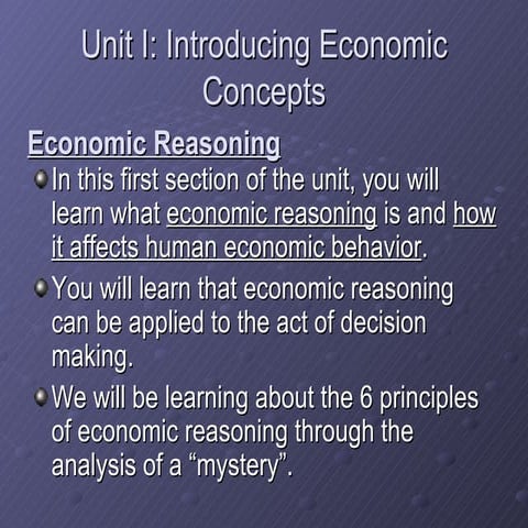 Practical Econ, U1, Packet 1