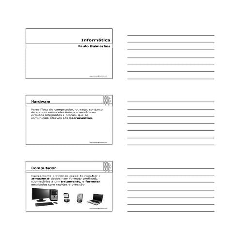 1.Hardware e Software