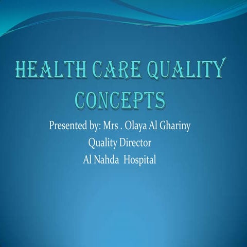 1 health care quality concepts 