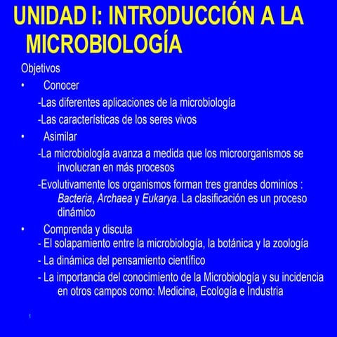 Introducción a la microbiología