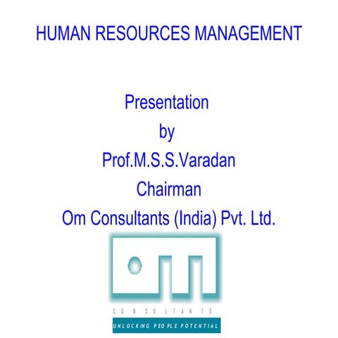 1   human resource management and its theoretical base