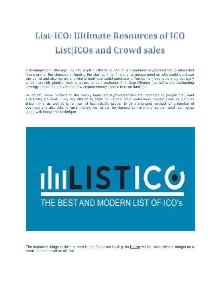 cryptocurrency buyer lists cryptocurrency buyer lists