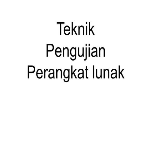 Pengujian perangkat lunak.ppt
