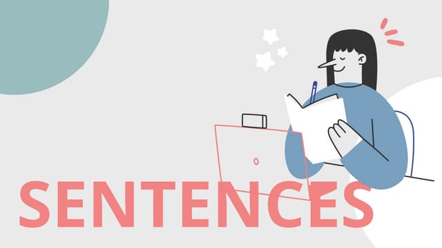 Basic Sentence Patterns For Basic Grammar Pptx