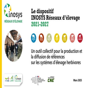 Webinaire Inosys -Revenus des exploitations bovins viande : Pour aller ...
