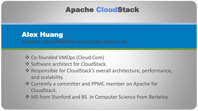 1 Introduction at CloudStack Developer Day 