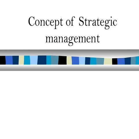 1 introduction- concepts in strategic management.
