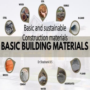 3 geological materials for construction | PPTX