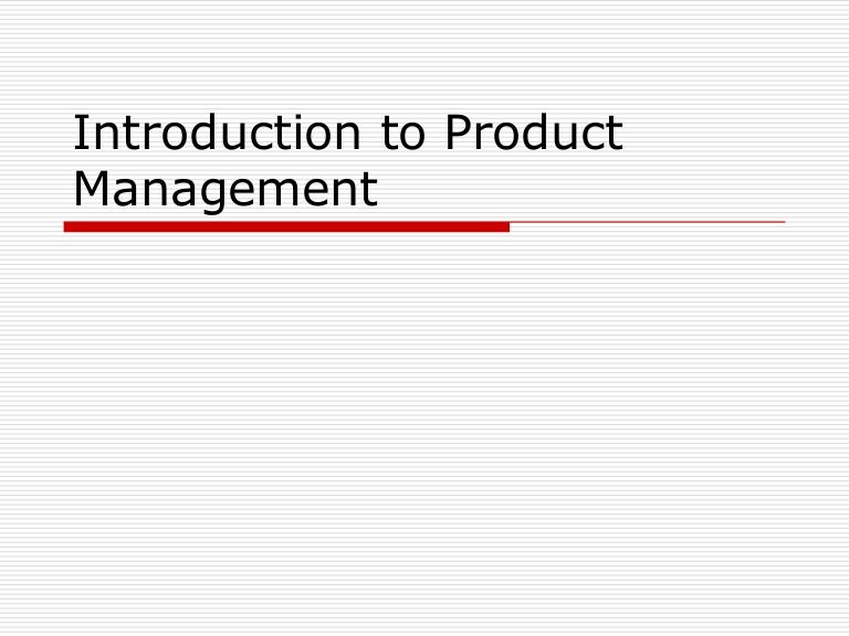 1.introduction to product management