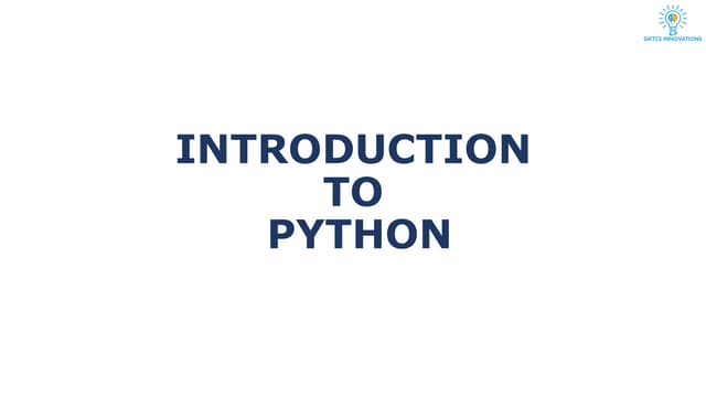 python basics Introduction_To_Python.pptx