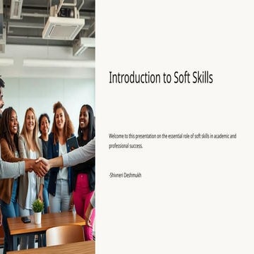 Introduction to Soft Skills - a detailed ppt