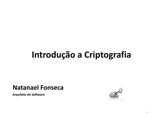 Introdução a criptografia