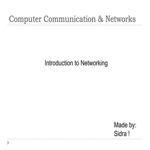 1.introduction to computer networks