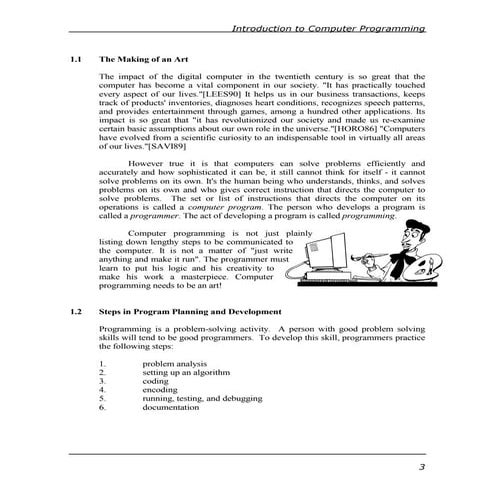Introduction to Computer Programming | PDF image.