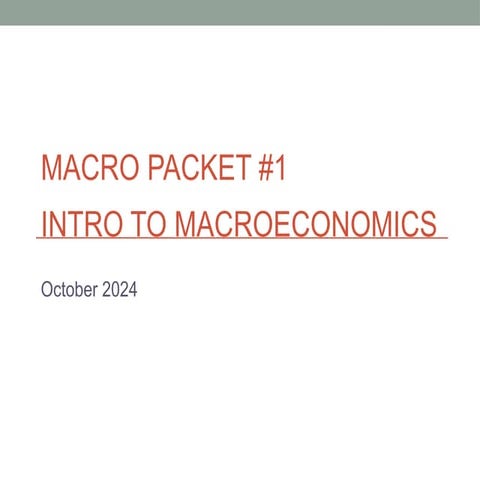 intro to macro ib macroeconomics slideshow