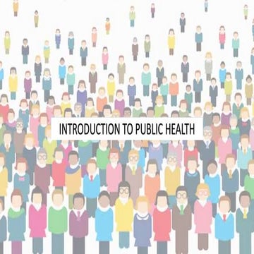 INTRODUCTION TO DENTAL PUBLIC HEALTH