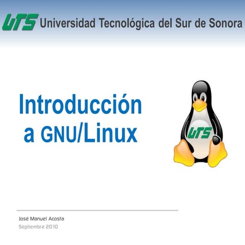 Introducción a GNU/Linux