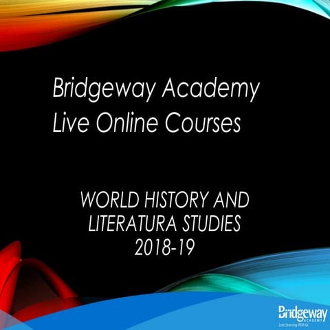 1. LOC Orientation-World History and Literature Studies