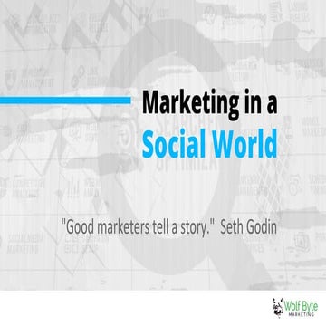 Marketing in Today's Social World