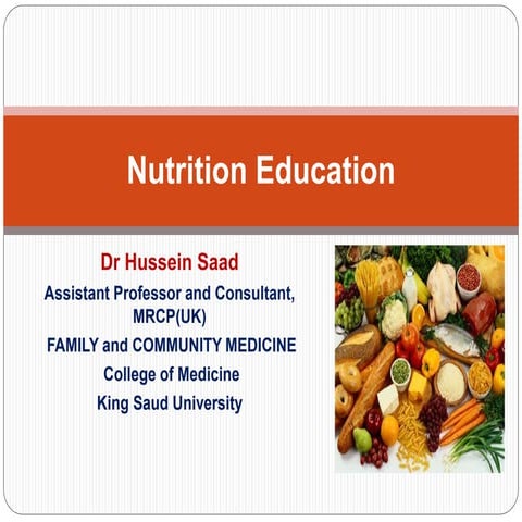 the best Nutritional for training  Education.ppt