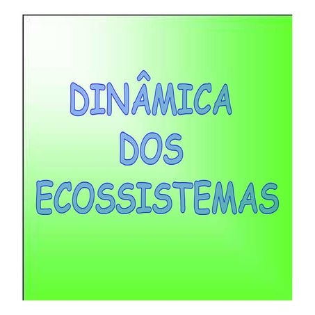 1  n¡veis de organiza‡æo num ecossistema(1)