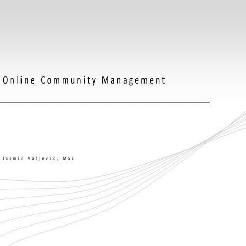 Online Community Management