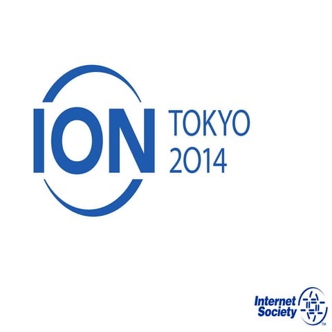 ION Tokyo: Opening Slides, Chris Grundemann