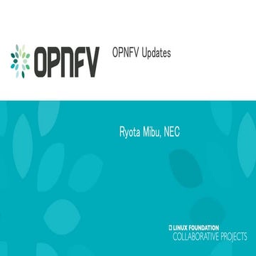 1. OPNFV Updates @ Tokyo Meetup#2
