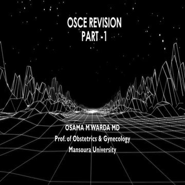 1 Obstetrics & gynecology OSCE -REVISION-1