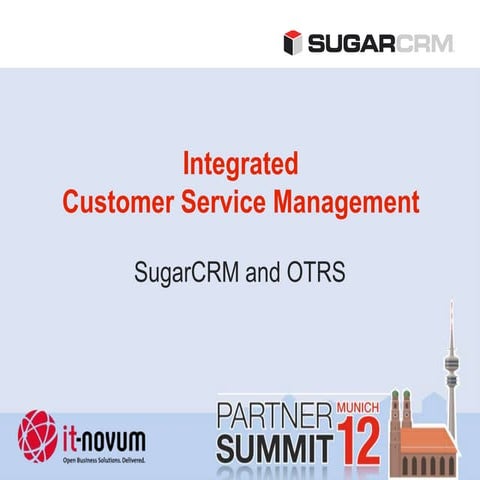 OTRS open ticket request system integrated in Sugar 