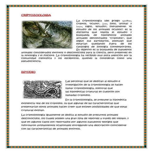 1. parte criptozoologia