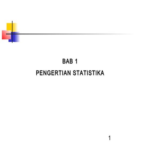 pengertian statistik