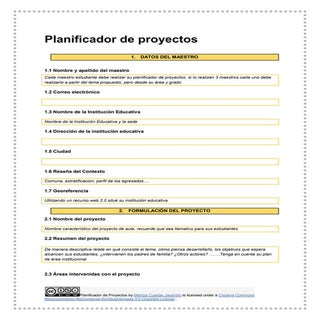 1 planificador de proyectos