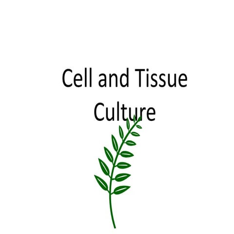 1.plant tissue culture history
