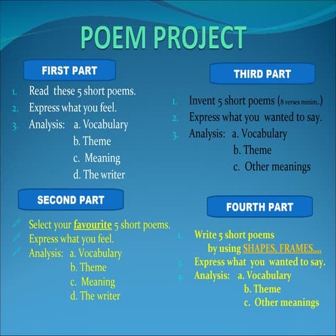 1 poem project