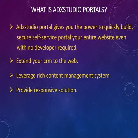 Adxstudio Portals provide solutions to access webpage for Microsoft dynamics CRM