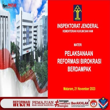 Kebijakan Reformasi Nasional Tahun 2025-2029 | PDF