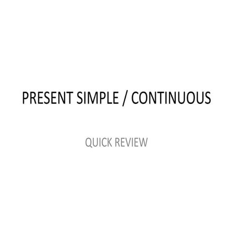 1 present-simple-continuous