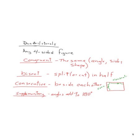 1   quadrilaterals - classifying