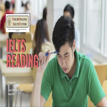 IELTS Reading Overview