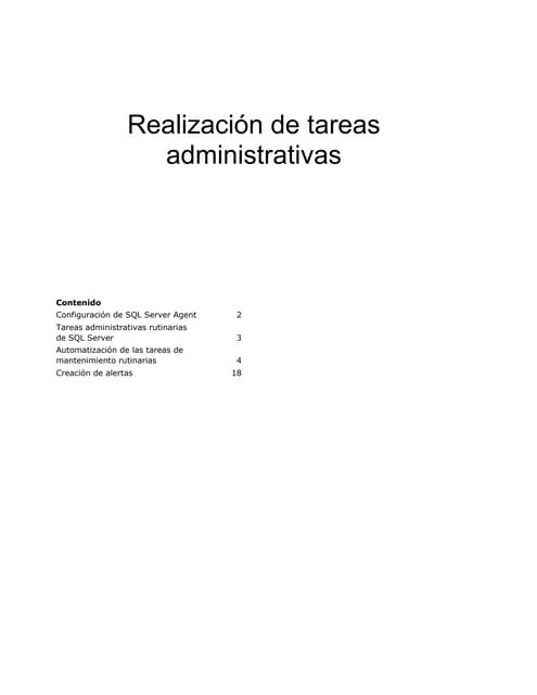 1.  realizacion de tareas administrativas