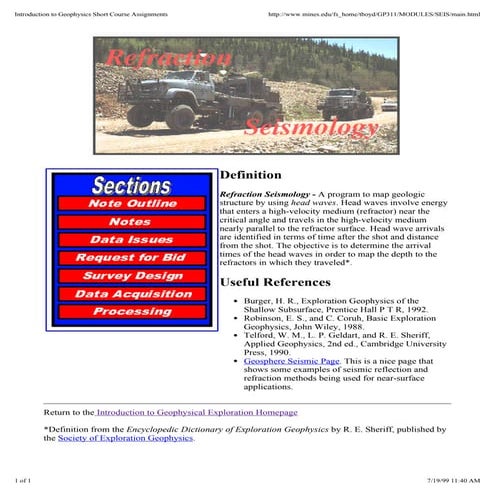 1   refraction seismology 1-16